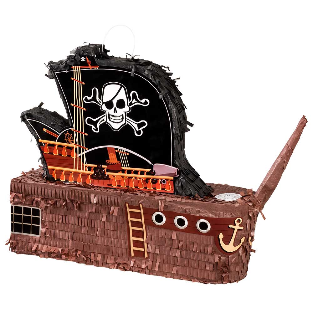 Piñata Piratenschiff 59 x 44 x 15 cm bunt