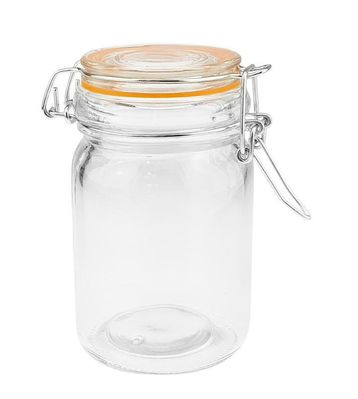 Einmachglas mit Bügelverschluss 0,25 Liter transparent