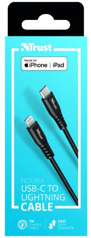 Trust NDURA USB-C to Lightning Cable 1m