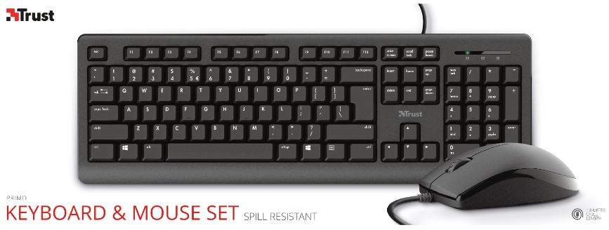 Trust PRIMO Keyboard & Mouse DE