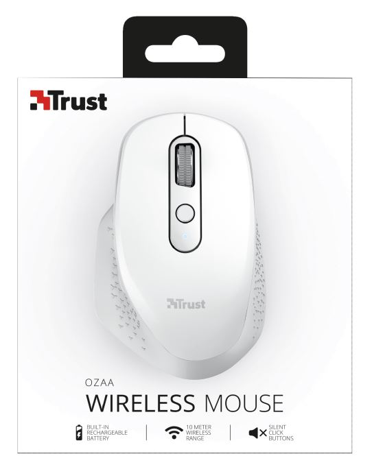 Trust OZAA Wireless Mouse white