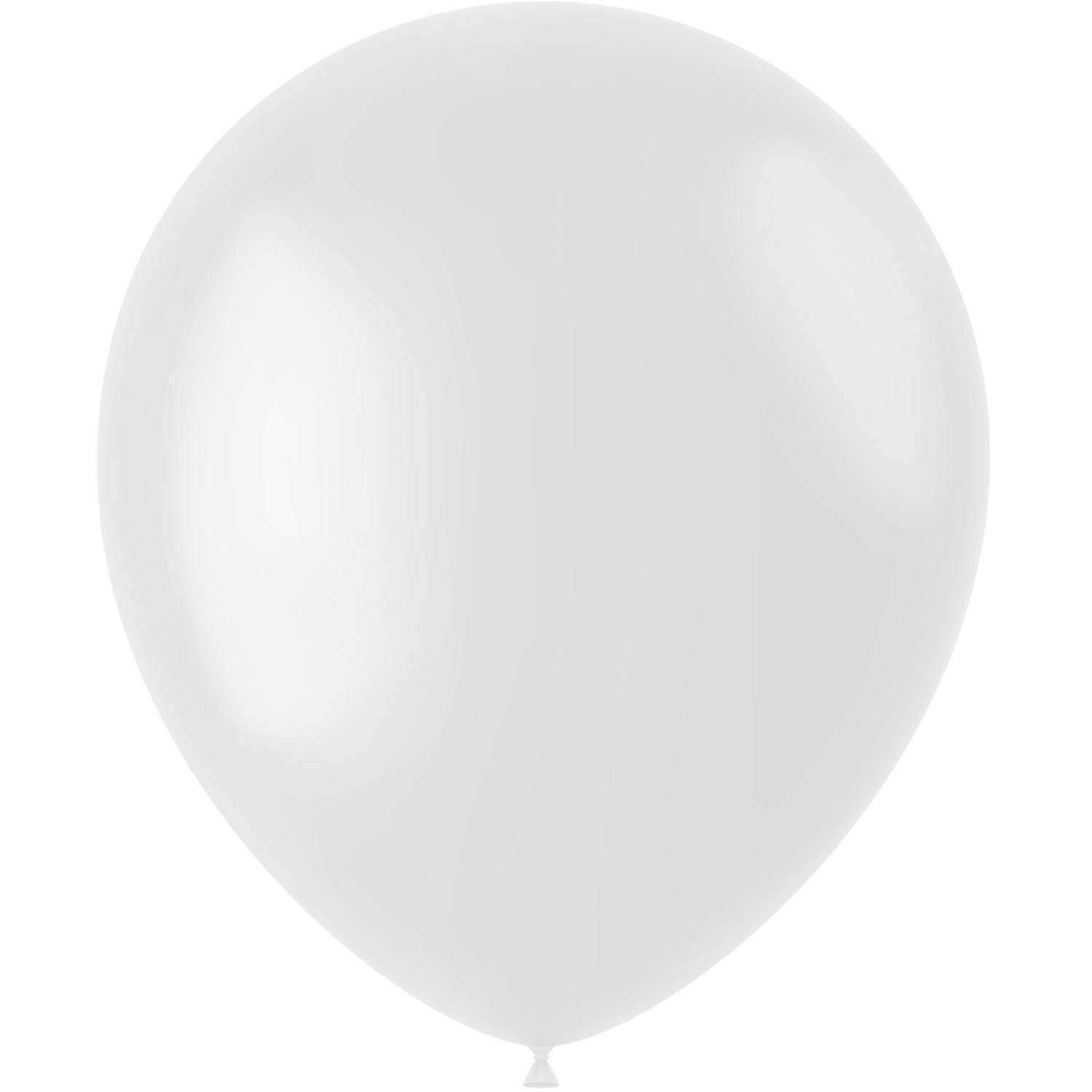 Ballons Ø 33 cm 10 Stück coconut white matt