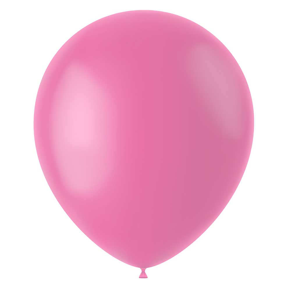 Ballons Ø 33 cm 10 Stück rosey pink matt