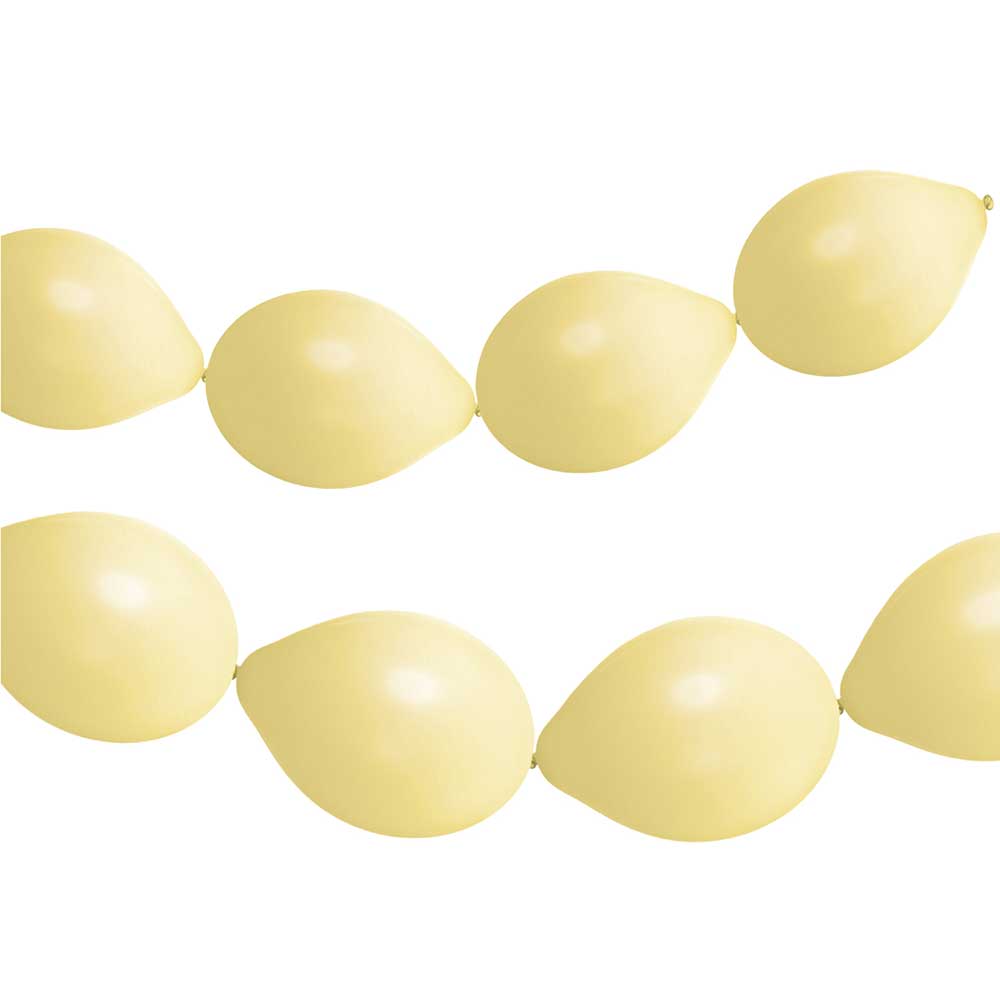 Ballons für Ballongirlande Powder Yellow 8 Ballons gelb