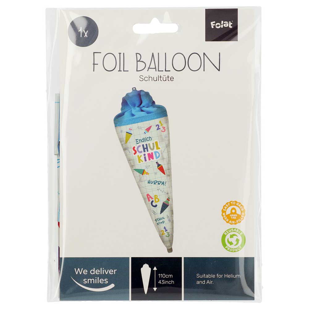 Folienballon Verkehrszeichen '21' - 46 Cm, Bunt, Für Den 21. Geburtstag & Mottopartys