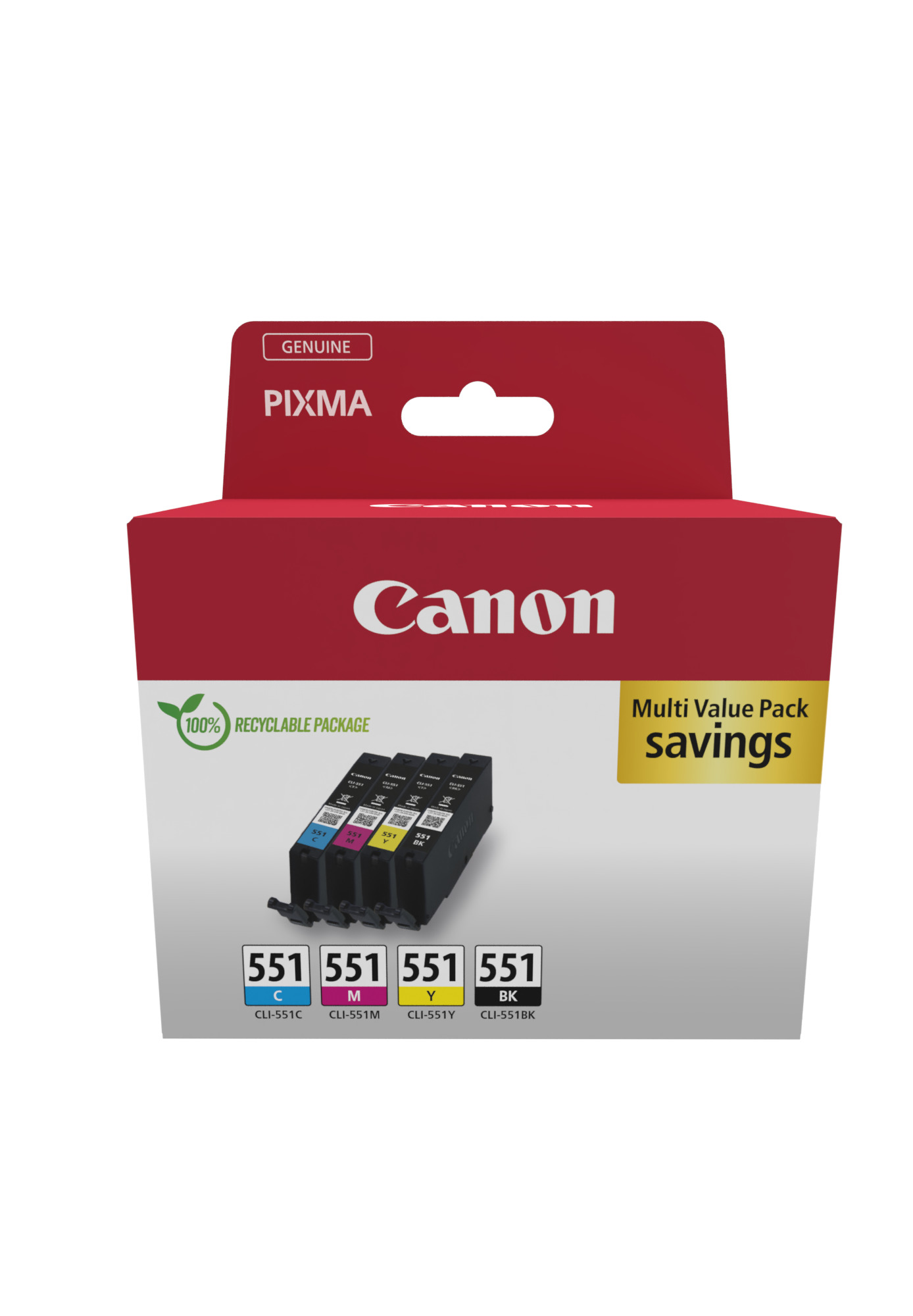 CANON Ink Value Pack C/M/Y/BK je 7ml 1x4