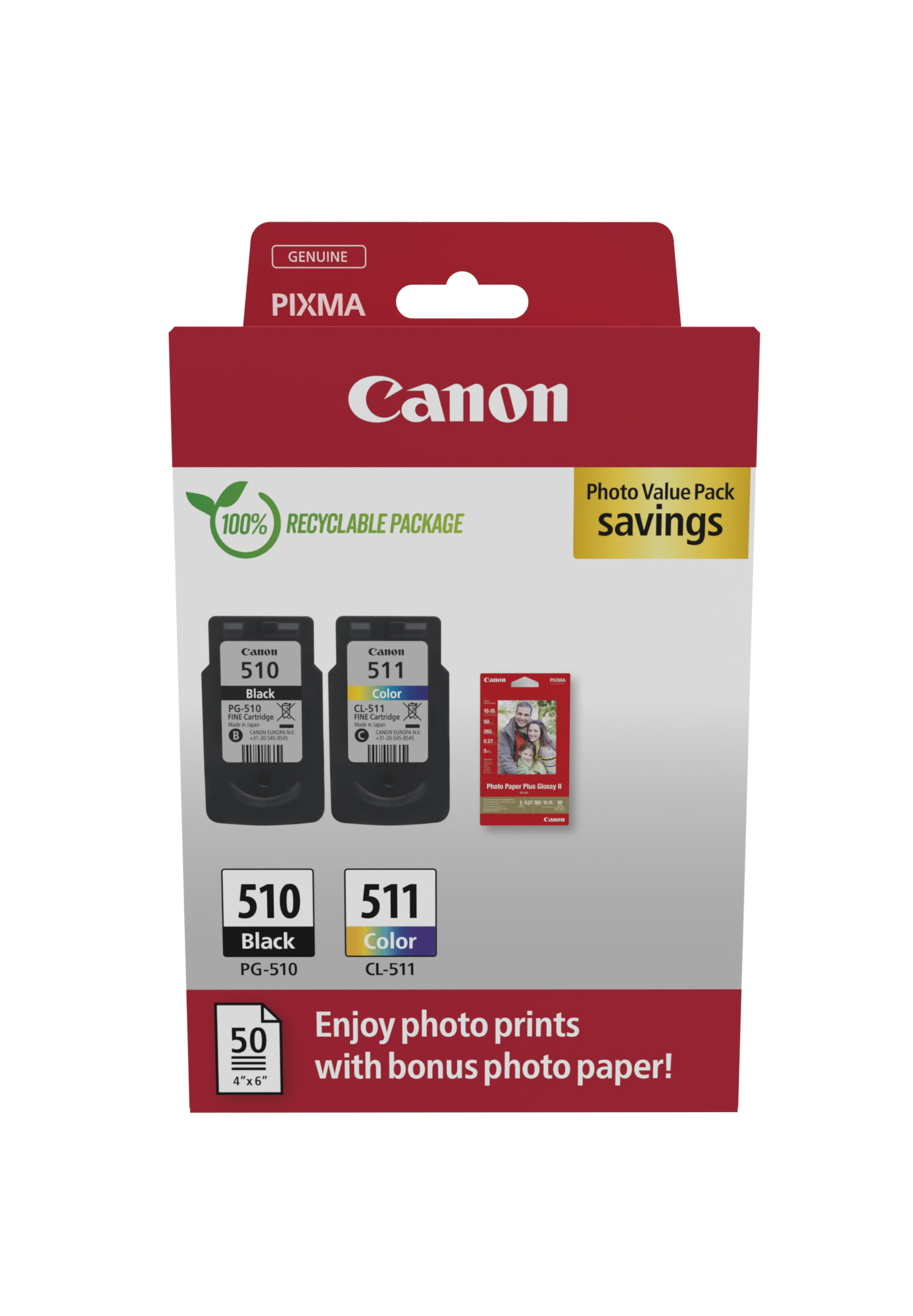 CANON Photo Value Pack Ink Series black/color 1x2