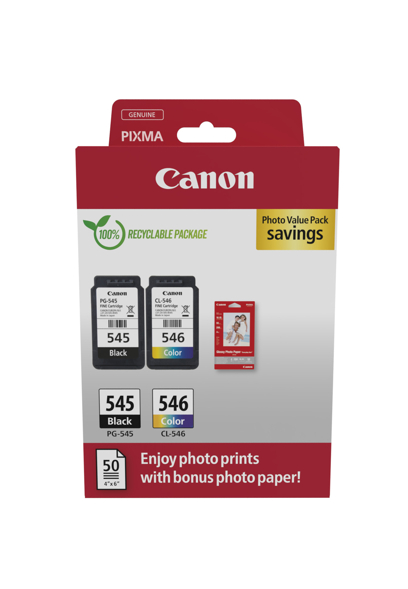 CANON Photo Value Pack Ink Series black/color 1x2