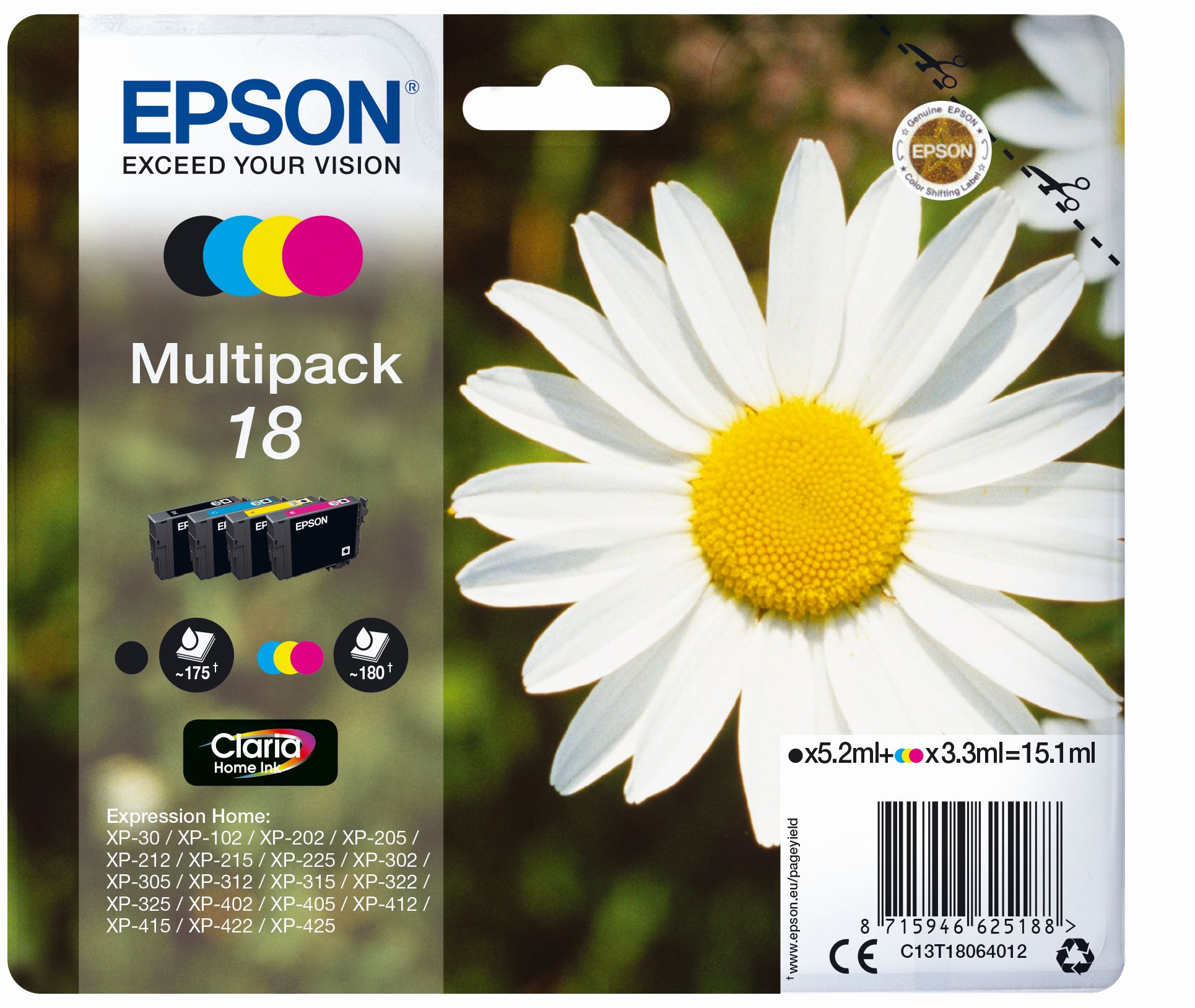 Epson Claria Home Ink Multipack Nr.18