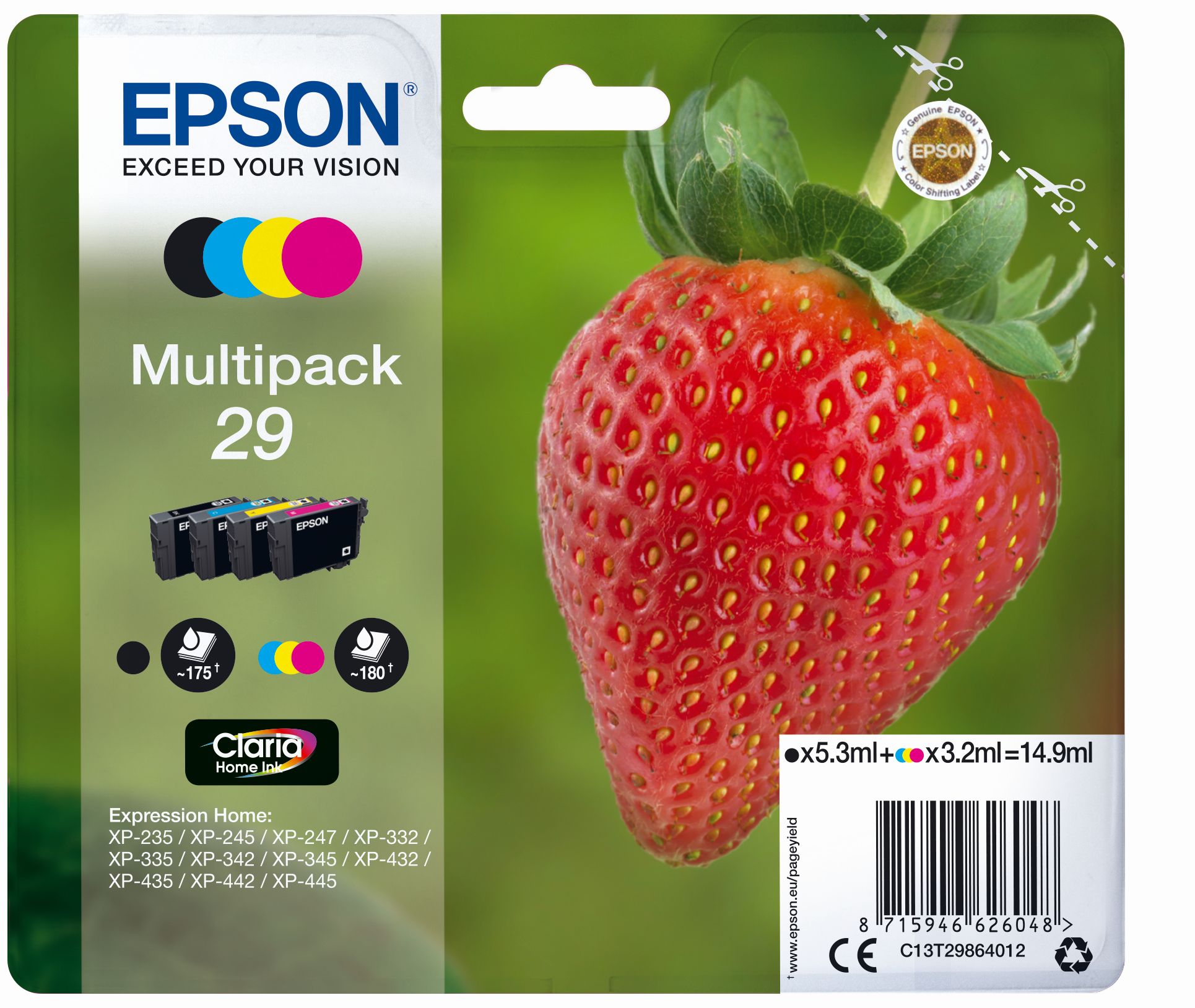 Epson Claria Home Ink Multipack Nr.29 1x4