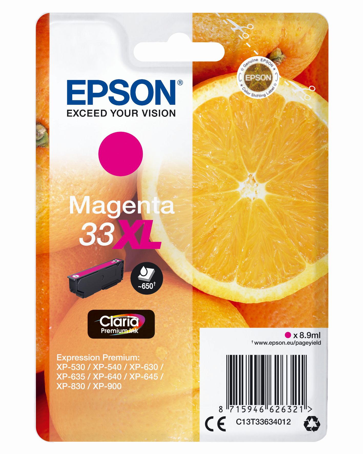 Epson Claria Premium Ink Nr.33XL mag.