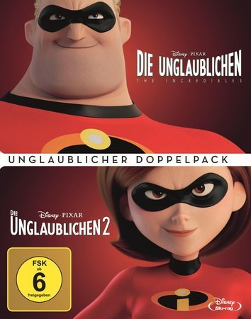 Die Unglaublichen 1+2, 2 Blu-rays - blu_ray