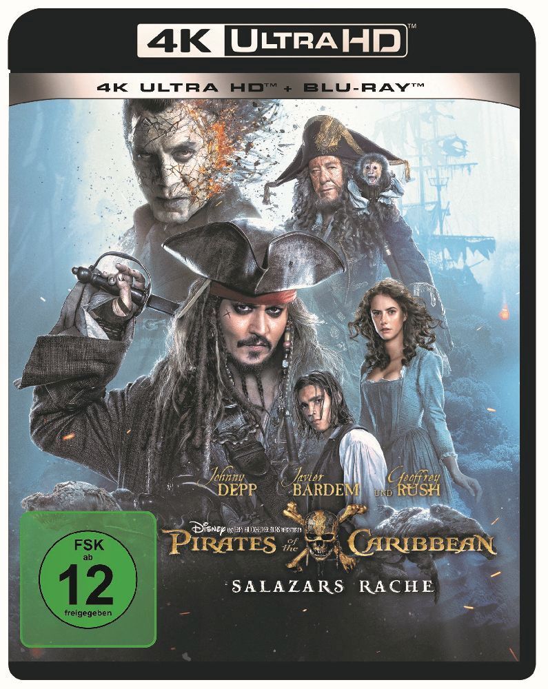 Pirates of the Caribbean: Salazars Rache, 1 4K UHD-Blu-ray + 1 Blu-ray ...