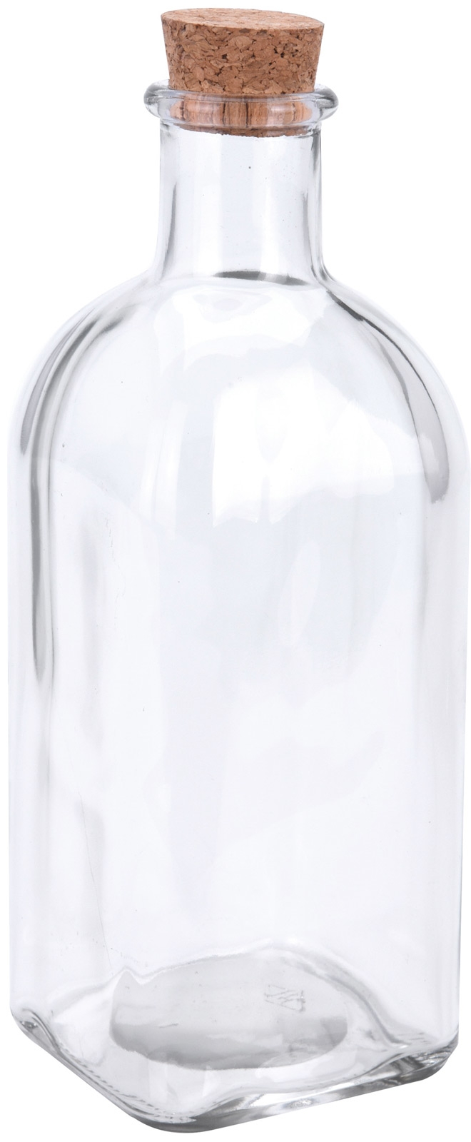 Glasflasche mit Korken Apotheker 500 ml transparent