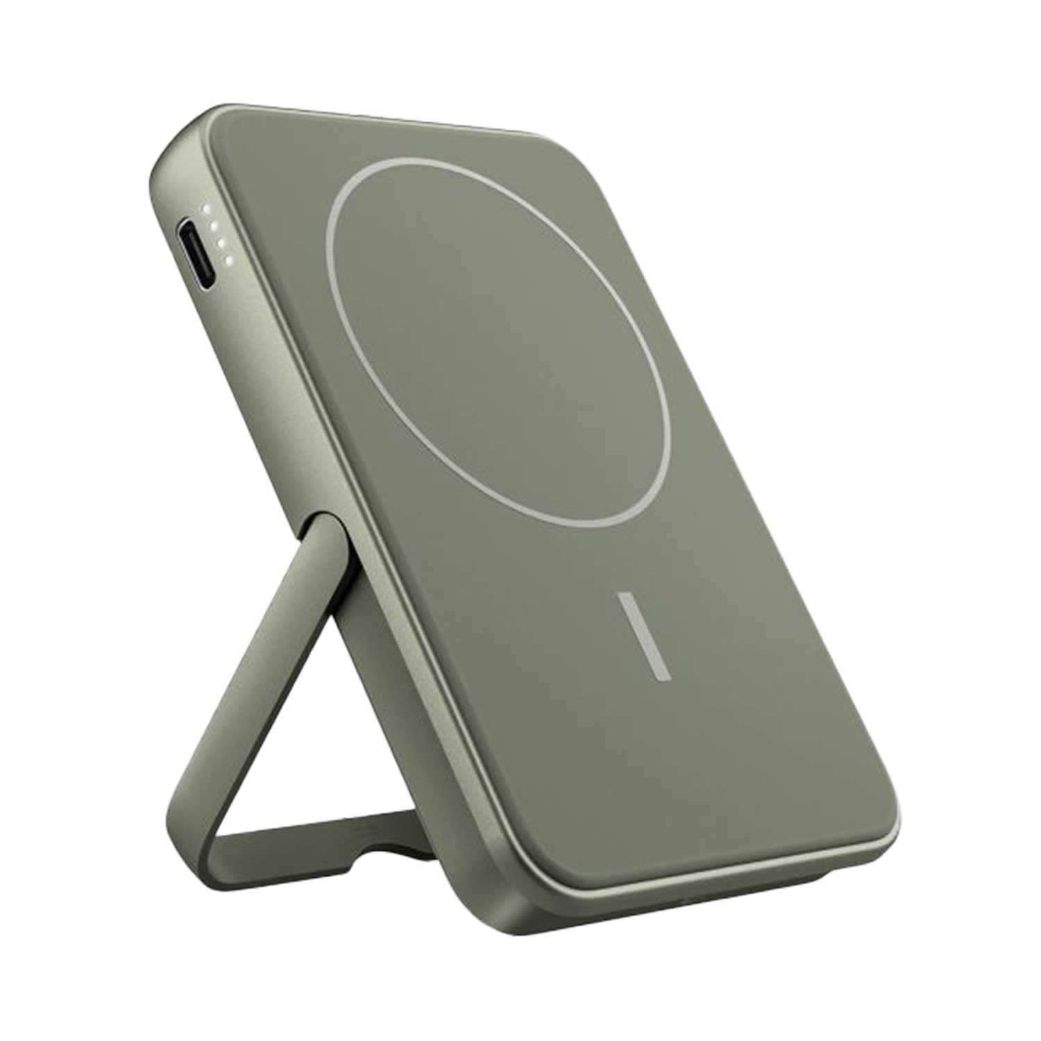 FRESH'N REBEL Powerbank mit Schnelllade-Funktion 5000 mAh grün