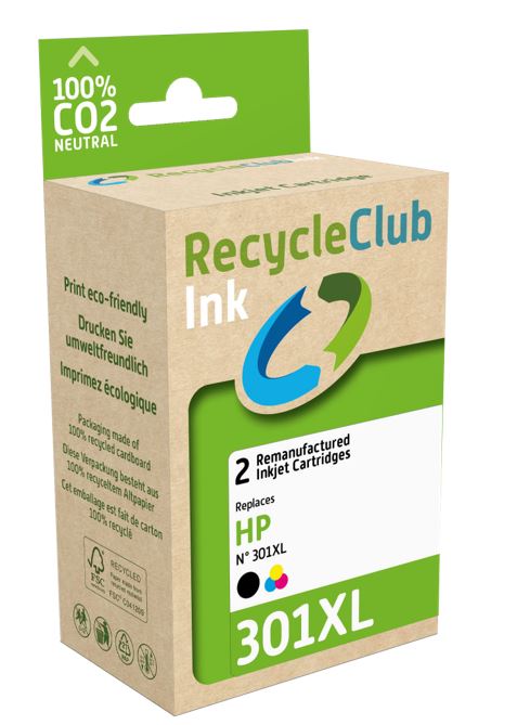 RecycleClub Tinte Nr. 301XL Multipack black/color