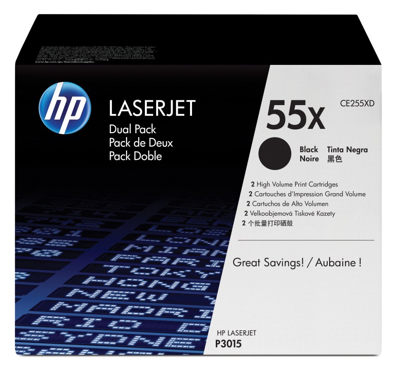 HP LJ Cartridge Nr.55X black 1x2