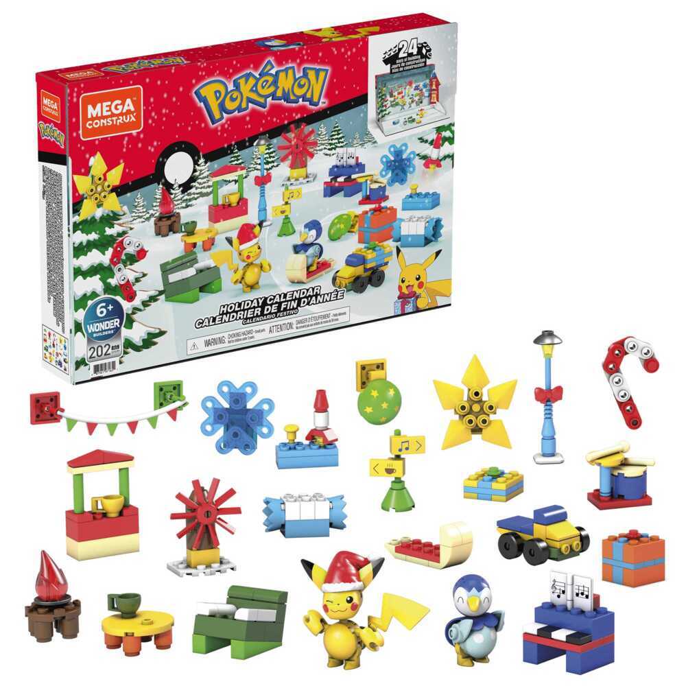 MEGA Pokémon Adventkalender 225 Bausteine mehrfarbig