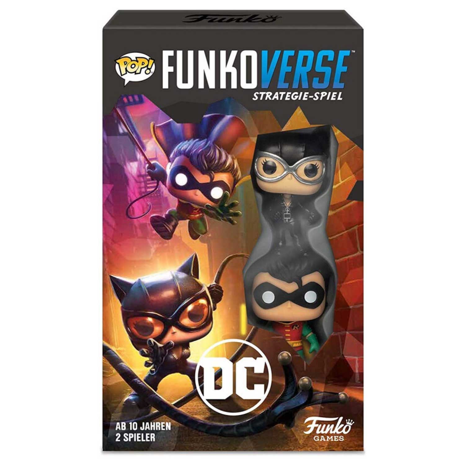 FUNKOVERSE Strategiespiel Erweiterung Robin und Catwoman