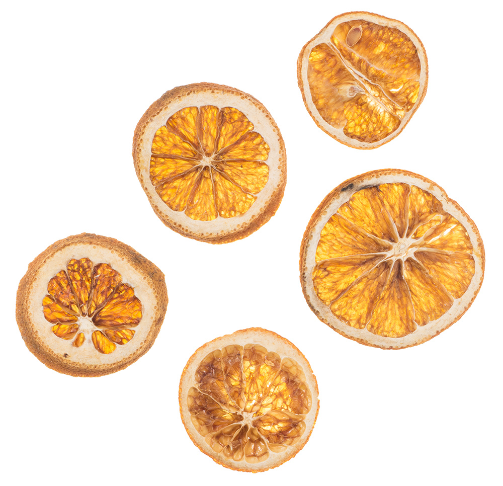 Orangenscheiben 5 Stück