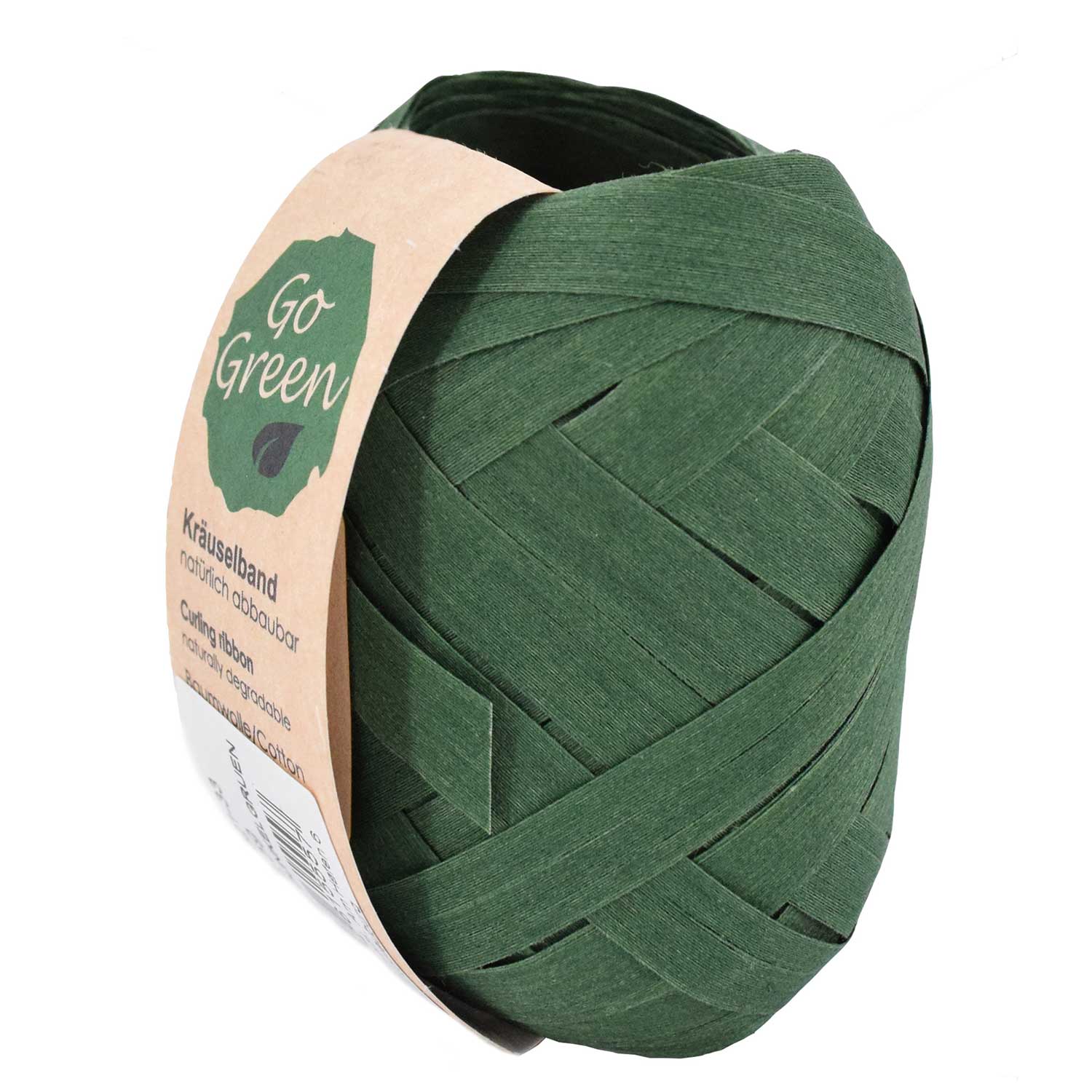 XXL Jumbo Ei Natur Cotton 10 mm x 12 m uni grün