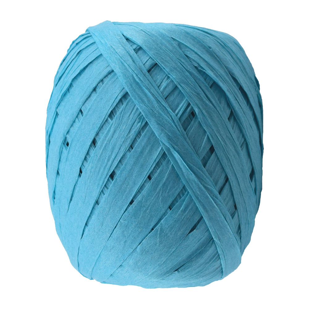 Papier-Raffia-Ei 30 m hellblau