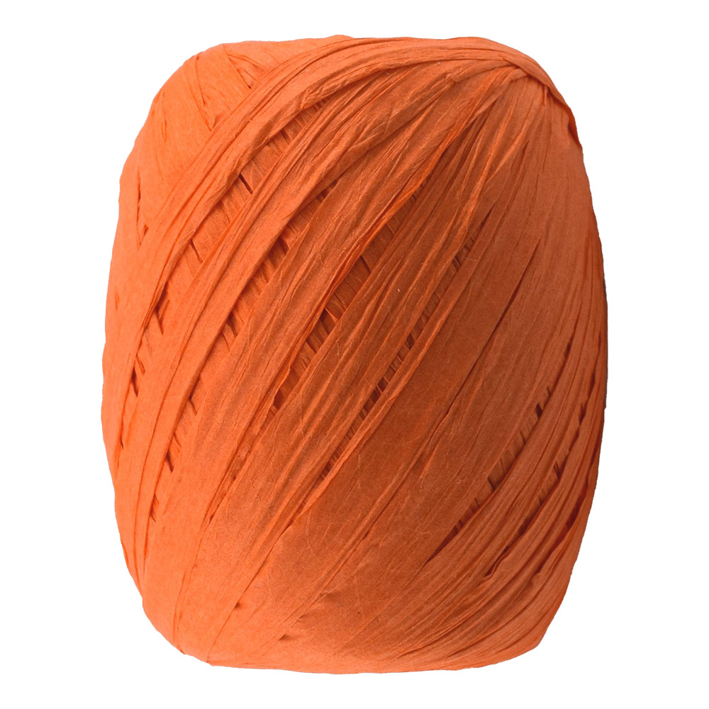 Papier-Raffia-Ei 30 m orange