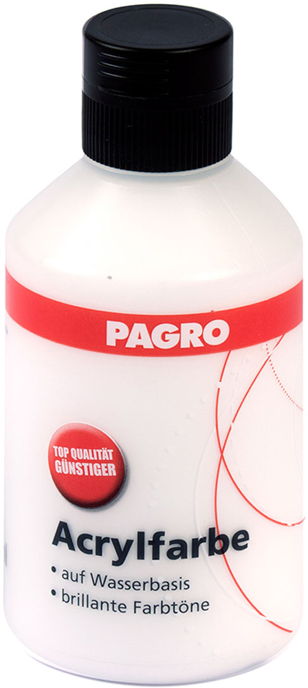 PAGRO Acrylfarbe 250 ml weiß