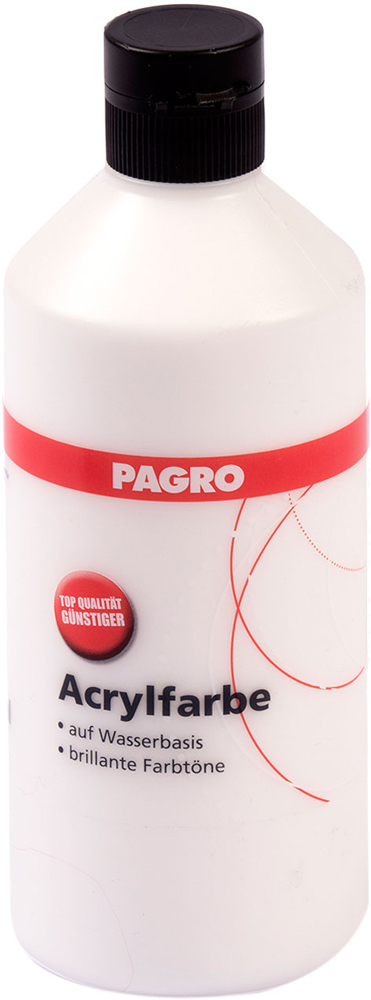 PAGRO Acrylfarbe 500 ml weiß