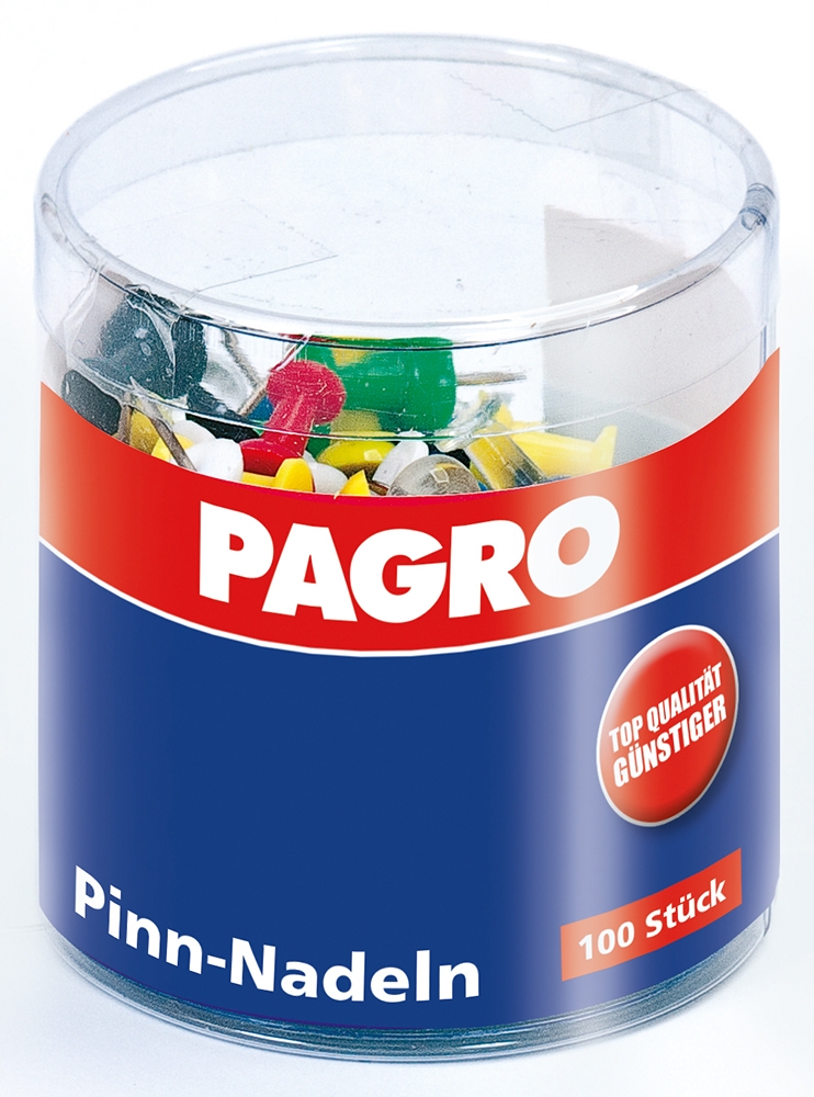 PAGRO Pinn-Nadeln 100 Stück mehrere Farben