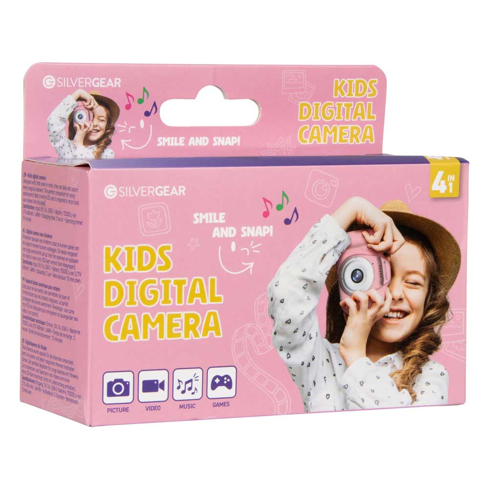 SILVERGEAR Kids Digital Camera 4 in 1 pink