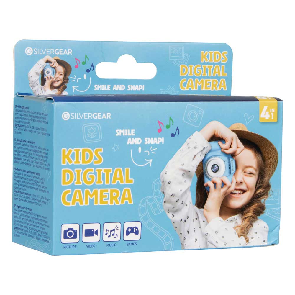 SILVERGEAR Kids Digital Camera 4 in 1 blau