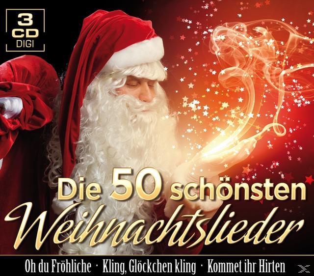 Various: Die 50 schönsten Weihnachtslieder, 3 Audio-CDs - CD