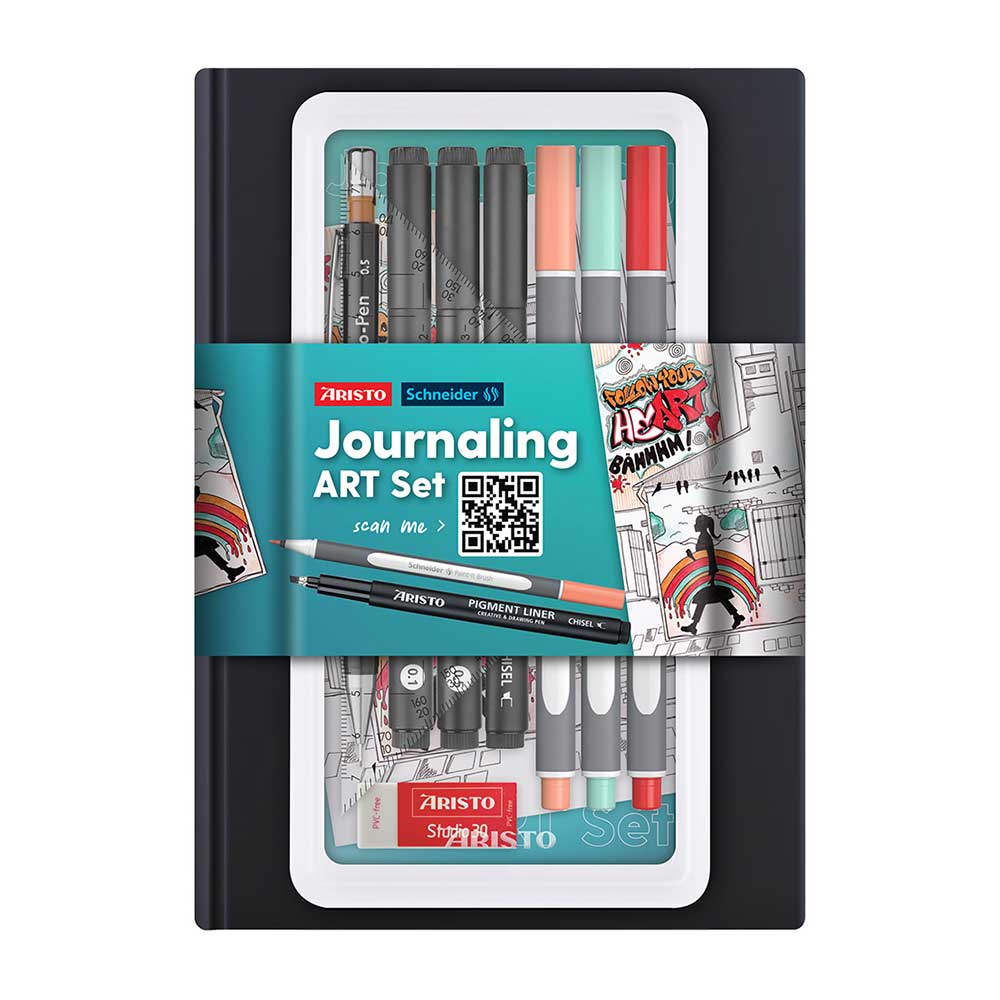 Journaling Art Set 10-teilig mehrere Farben