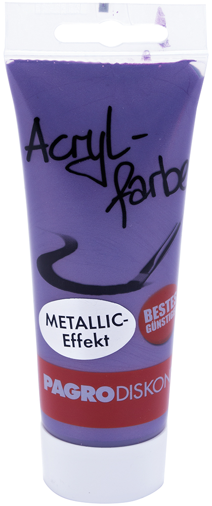 PAGRO Acrylfarbe 100 ml metallic violett