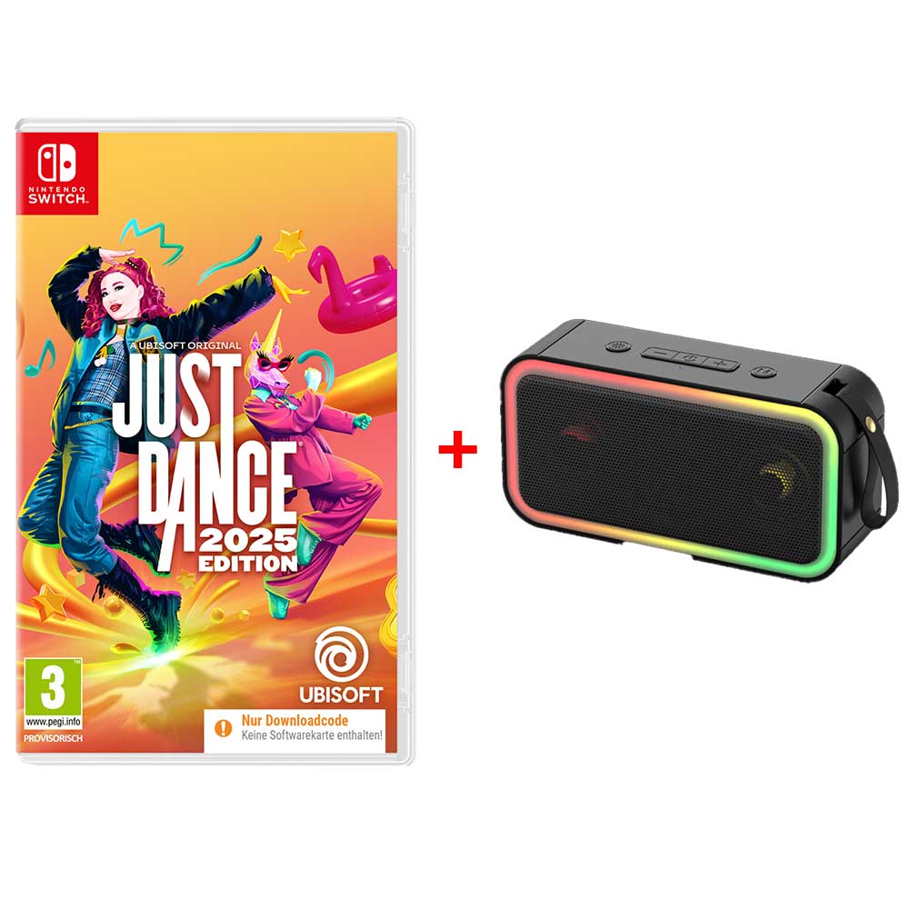 Bundle Just Dance 2025 Edition + ready2music BT-Lautsprecher Concert M