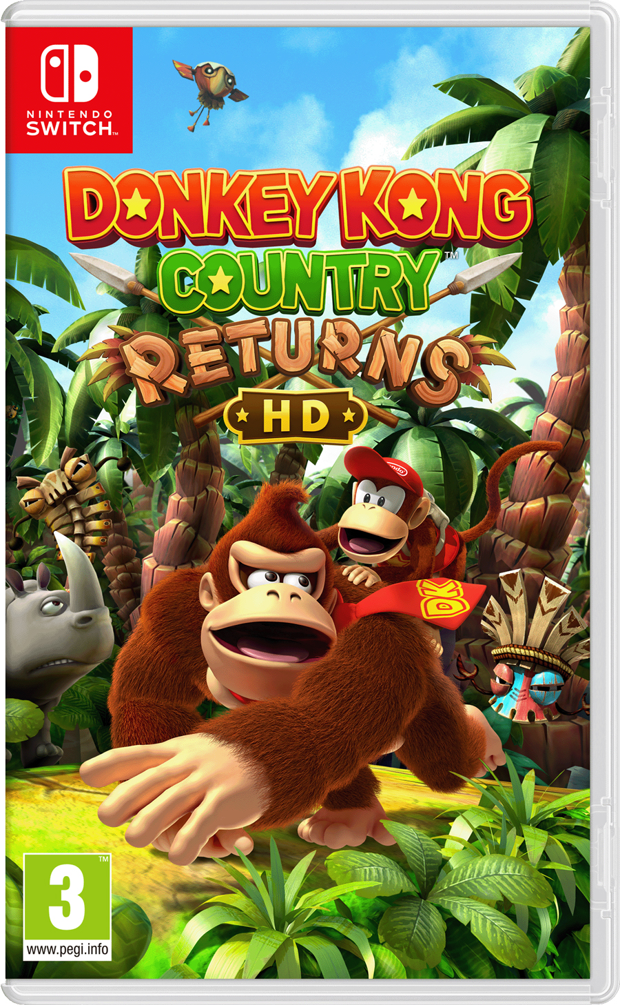 Donkey Kong Country Returns HD inklusive Mikrofasertuch Donkey Kong