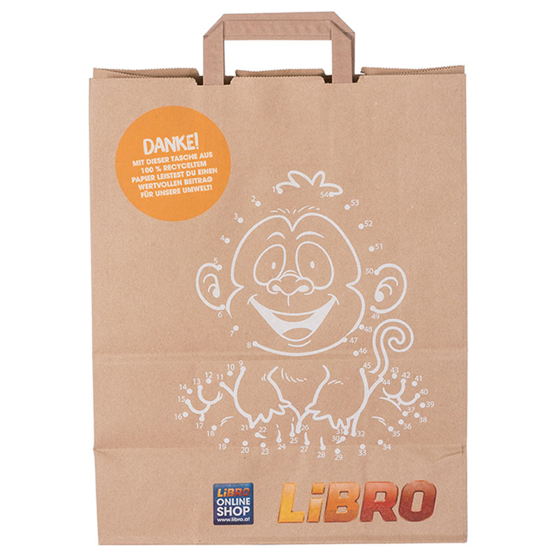 LIBRO Tragtasche aus recyceltem Papier 