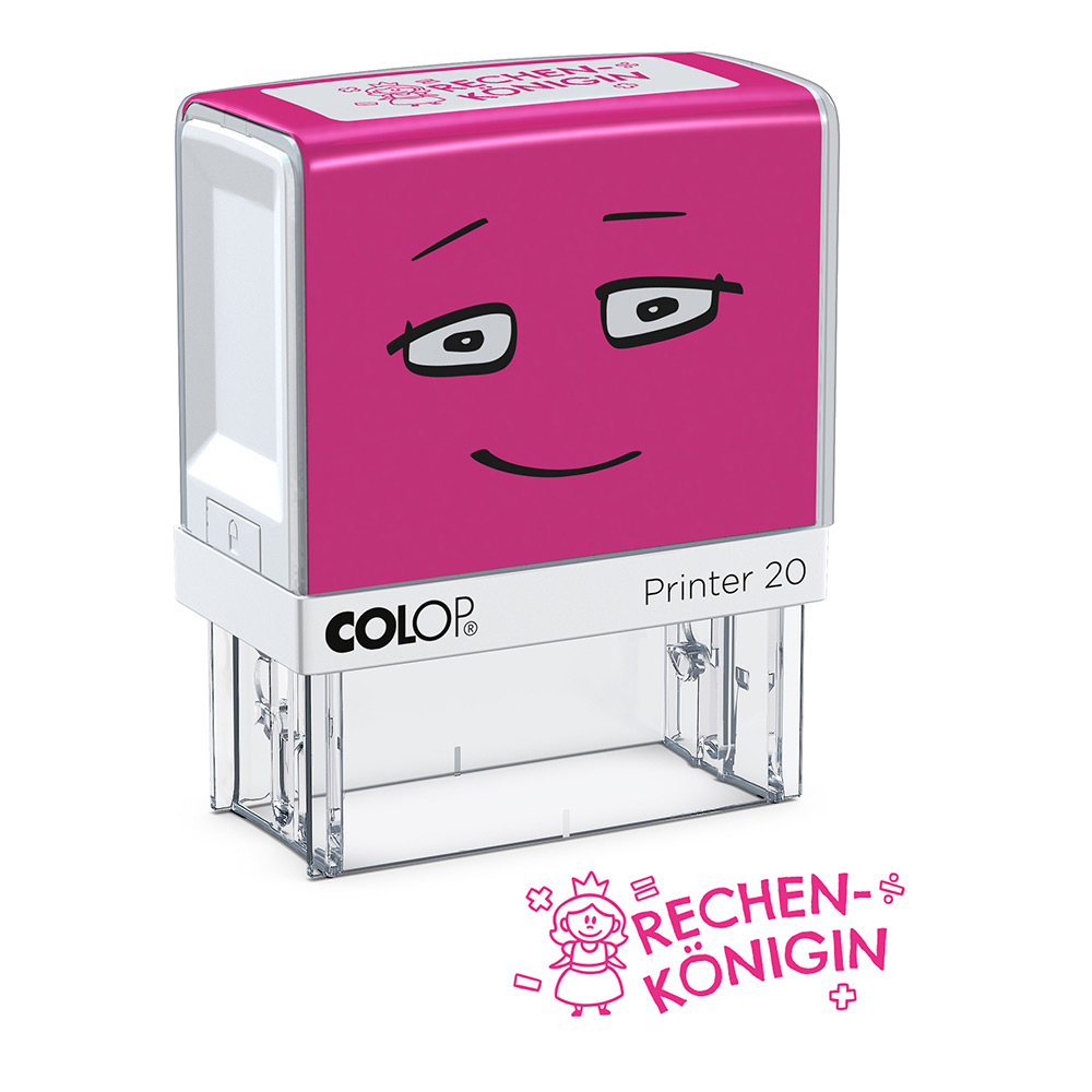 COLOP Lehrerstempel Rechen-Königin rosa