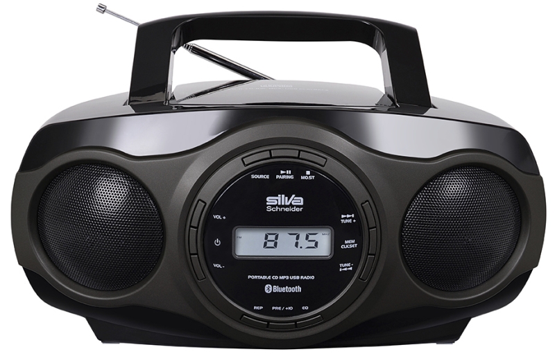 Silva Schneider Radio - MPC 17.7, Bluetooth schwarz/grau 