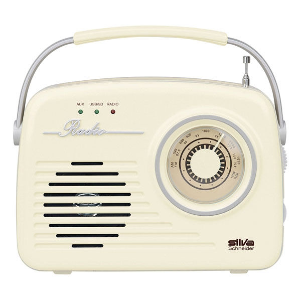 Silva Schneider Portabler Radio - FM Mono 1965, beige 