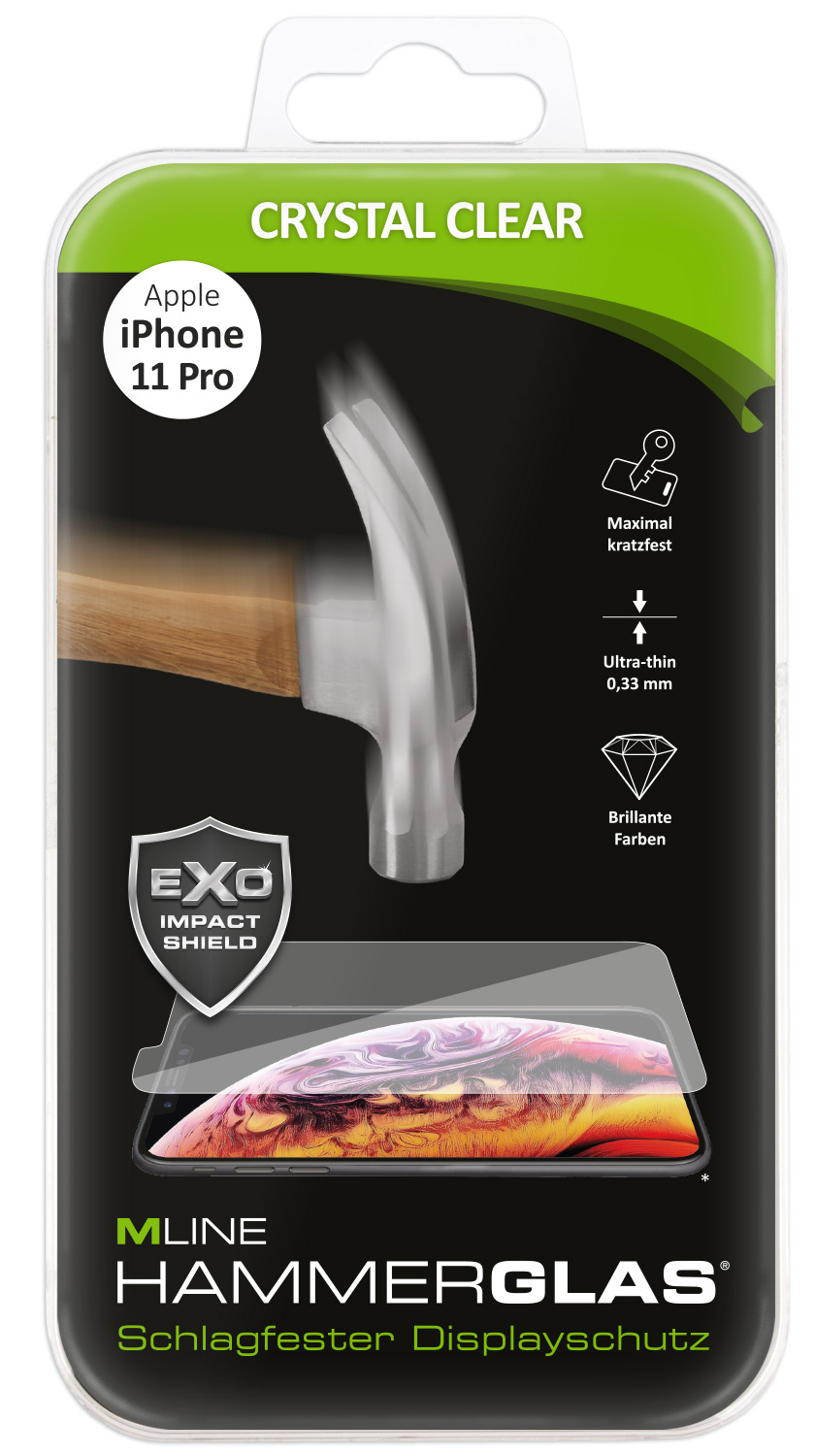 Displayschutz für iPhone 11 Pro. Schlagfest und ultra-dünn.