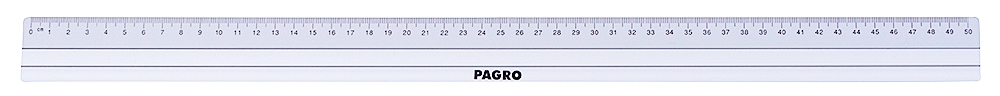 PAGRO Alu Lineal 50 cm silber