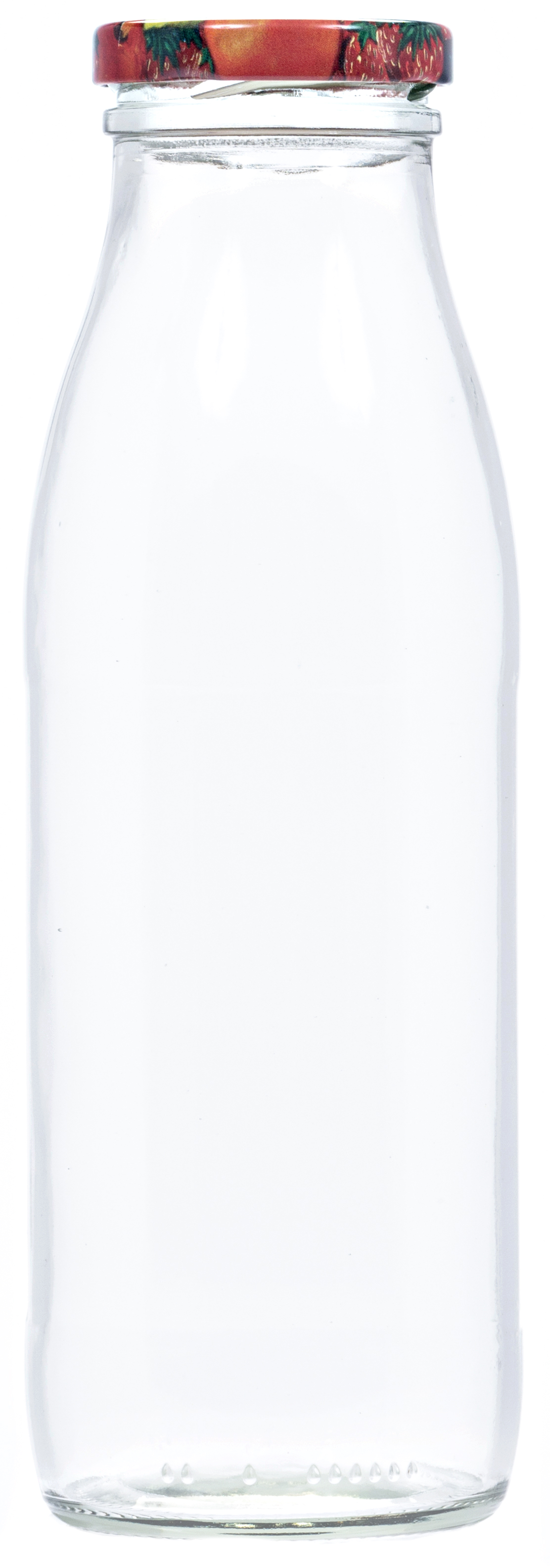 Saftflasche mit Deckel 0,5 Liter 6 Stück