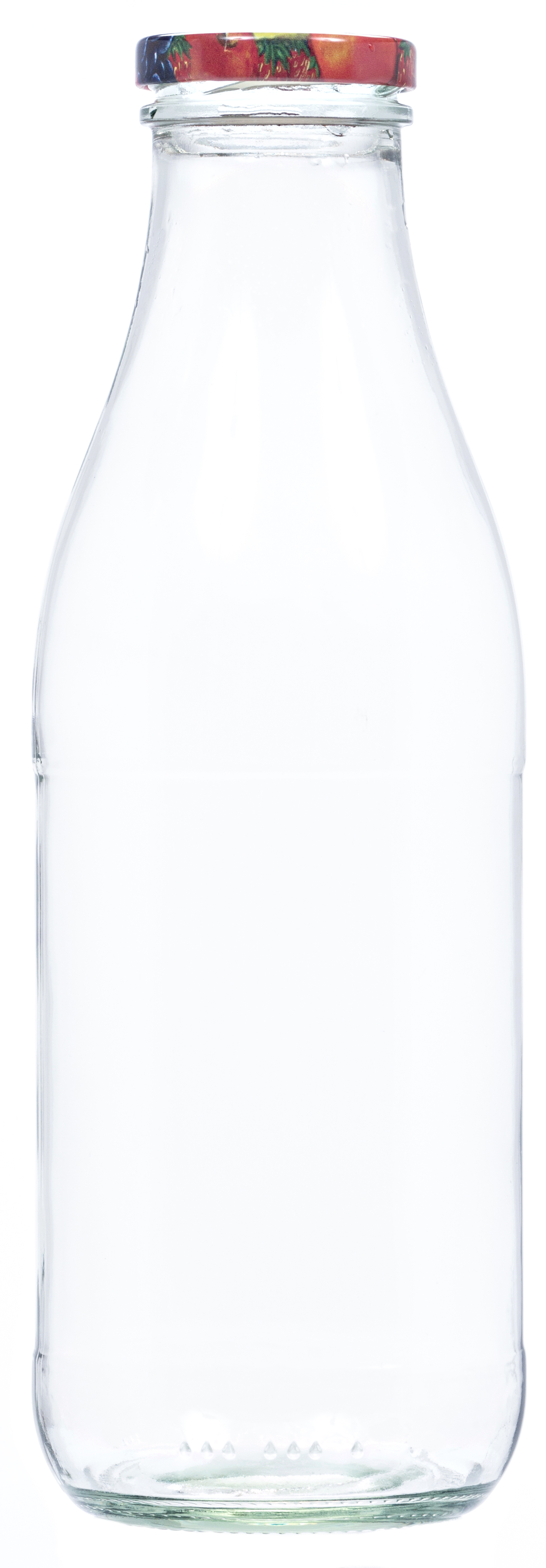 Saftflasche mit Deckel 1 Liter 6 Stück