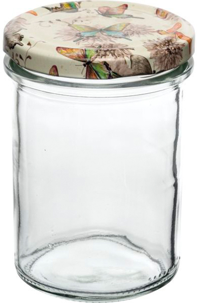 Einmachgläser Schmetterling mit Schraubverschluss 6 Stück 230 ml