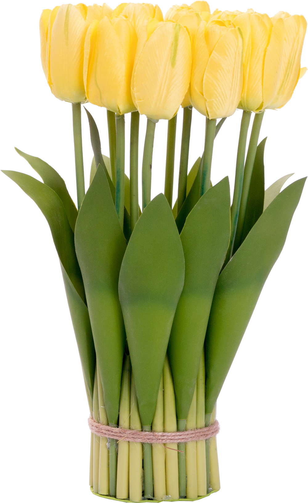 Standdeko Blumenstrauß Tulpen 12 Stück gelb