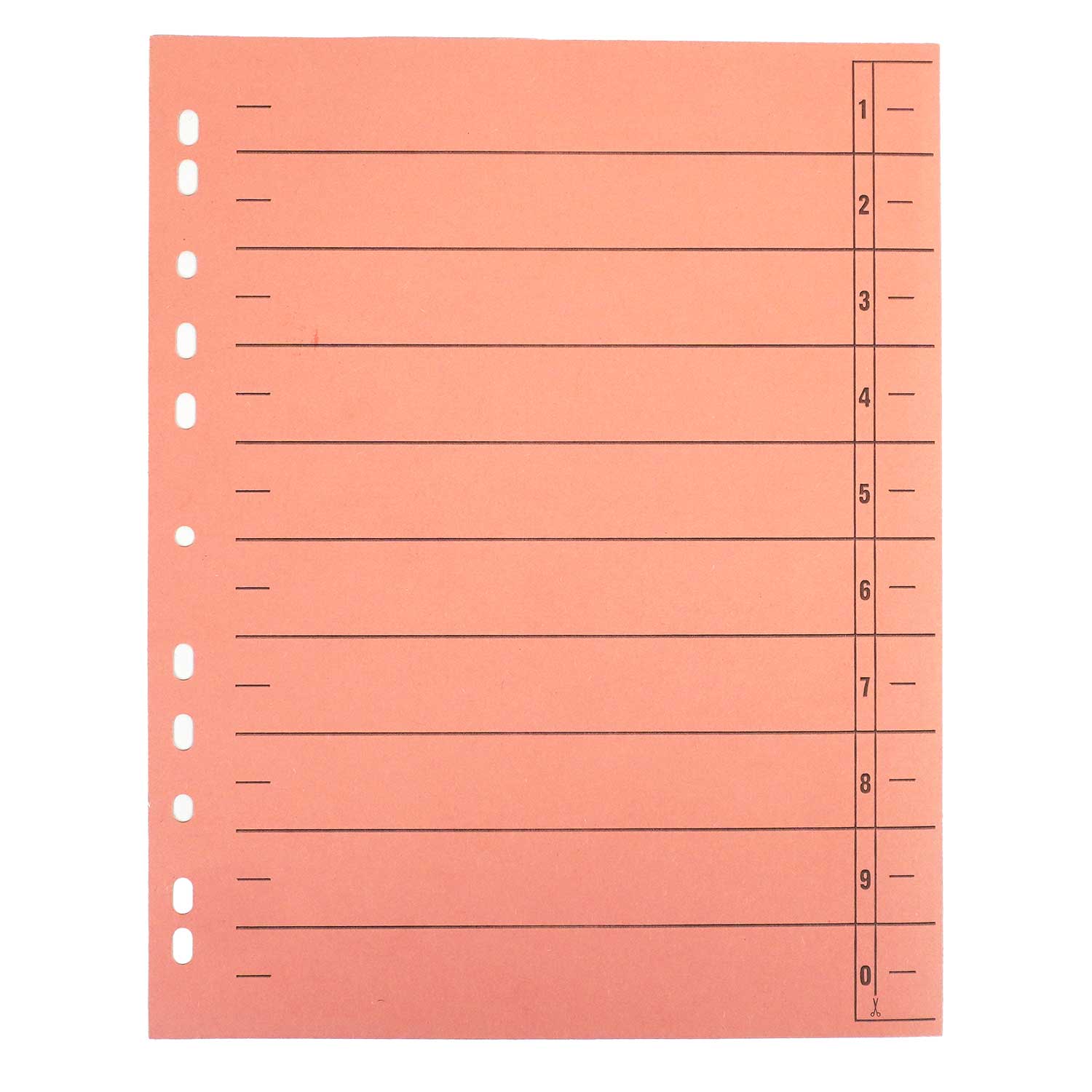 Trennblatt A4 Karton rosa