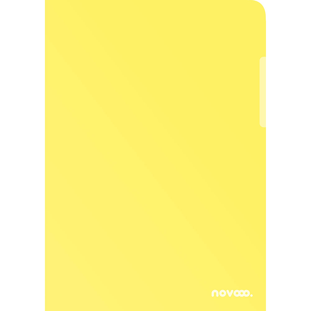 NOVOOO Professional Aktenhüllen A4 160 µm gelb glatt 1 Stück
