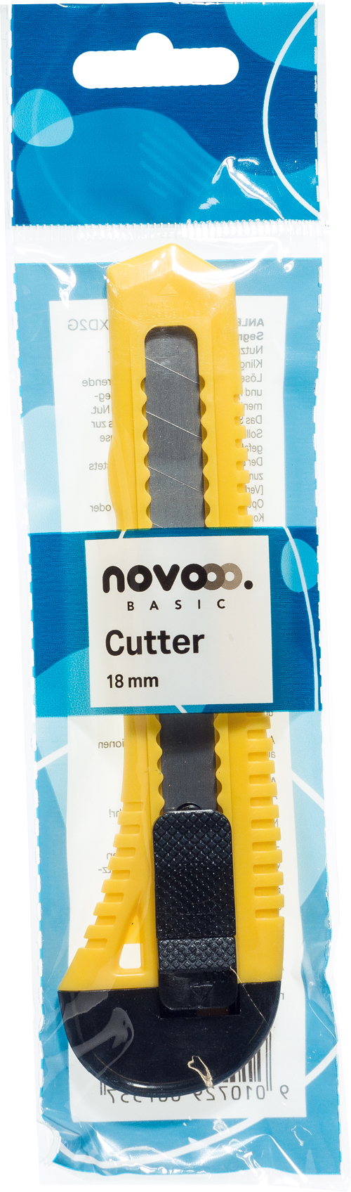 NOVOOO Basic Cuttermesser groß 18 mm farblich sortiert